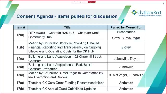 Saved YourTV meeting-slide frame for 2025-10-20 item 15(e)