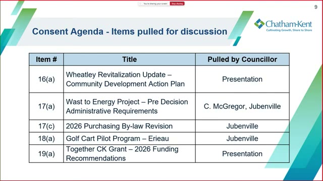 Saved YourTV meeting-slide frame for 2026-02-23 item 17(a)