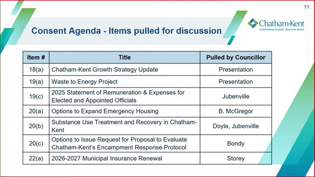 Saved YourTV meeting-slide frame for 2026-03-23 item 22(a)